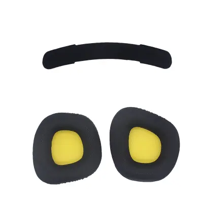 Nadomestne ušesne blazinice in naglavni trak za Corsair Void PRO/VOID ELITE Black+Yellow