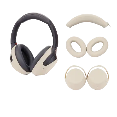 Naglavni trak in školjke za ušesne blazinice za SONY WH-1000XM3/4 Beige