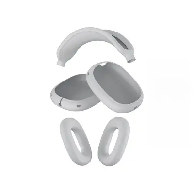 Ušesne blazinice, zaščitna školjka in blazina za naglavni trak za slušalke Airpods Max LightGrey