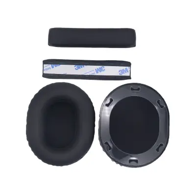 Nadomestne ušesne blazinice in naglavni trak iz beljakovinskega usnja za ATH-M70X Black