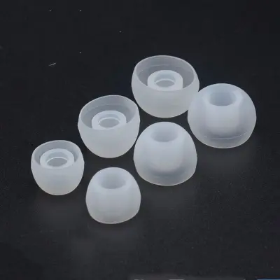 Silikonske slušalke za 4,5-6 mm slušalke 3 velikosti 15 parov Transparent