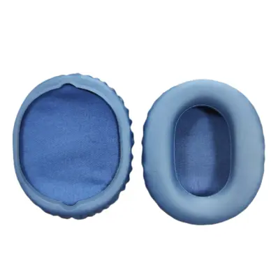 Ušesne blazinice iz beljakovinskega usnja - 1 par Blue