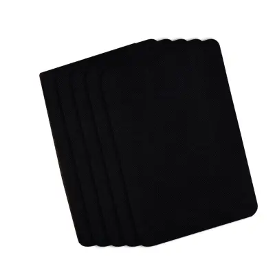 Iron on team našitki, 4 paketi Black