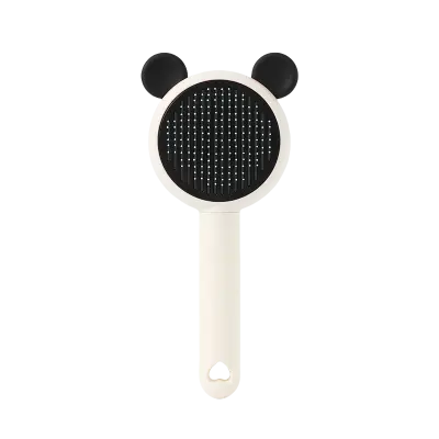 Glavnik za hišne ljubljenčke Krtača za čiščenje dlake hišnih ljubljenčkov Masažna krtača za nego mačk Black+White