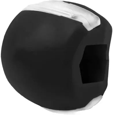 Jawline training jaw trainer silikonski črn   1 paket