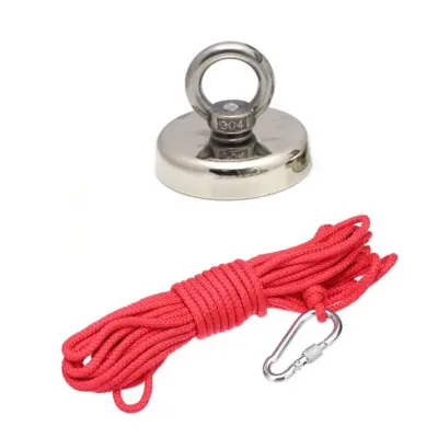Detektor kovin Neodim magnet z vrvjo 10 m / 30 kg