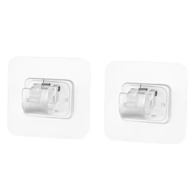 Samolepilni nosilec za karnise 2 kom Transparent