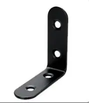 Kotni nosilci v obliki črke L - železo (paket 10 kosov)