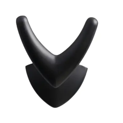 Moderne kljuke za plašče iz aluminijeve zlitine Stenske kljuke, dvojna kljuka Black