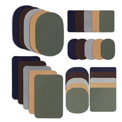 Obliži za popravilo Iron on 30 kosov v 5 različnih barvah