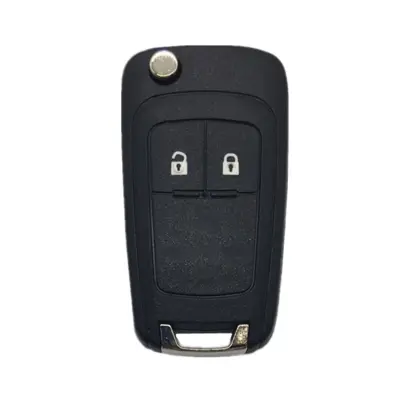 Zložljiva prevleka za avtomobilske ključe za gumbe Buick/Opel/Chevrolet 2 Black
