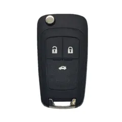 Ovitek za avtomobilske ključe s 3 gumbi za Buick/Opel/Chevrolet Black