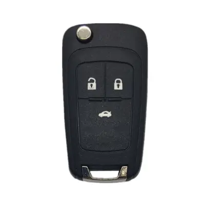 Ovitek za avtomobilske ključe s 3 gumbi za Buick/Opel/Chevrolet Black