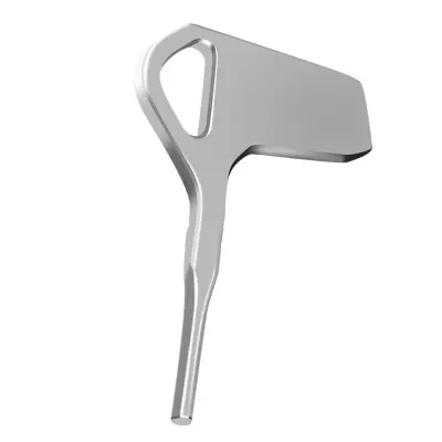 Ploščati izvijač za odstranjevanje plošče za hitro sprostitev vijaka 1/4 Silver