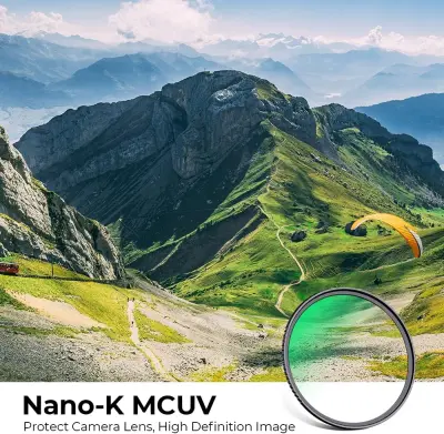 UV filter za fotoaparat/zaščita leč Transparent+Black 72 mm
