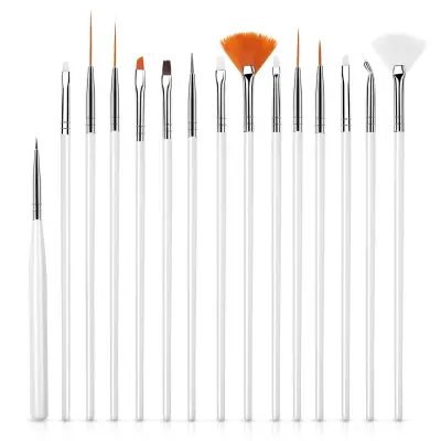 Set čopičev za nail art 15 kos