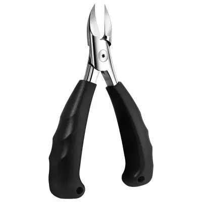 Robustni ščipalnik za nohte - za debele ali vraščene nohte Black