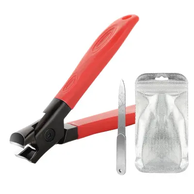 Zmogljiv ščipalec za debele nohte na nogah Red