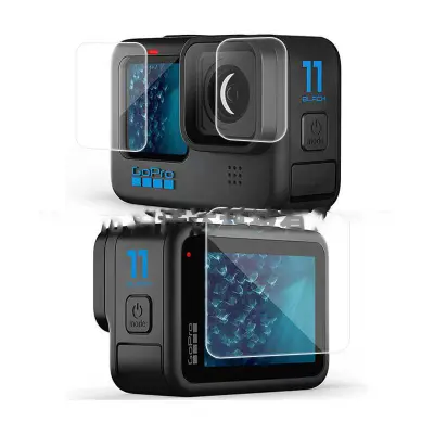 Zaščita zaslona/zaščita leč iz kaljenega stekla 3 kosi Transparent