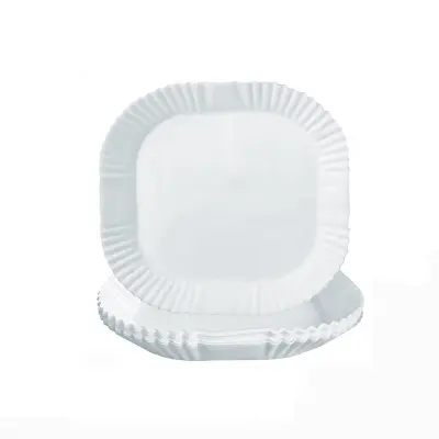 Air Fryer papir za enkratno uporabo z ročajem za cvrtnike 100 kos White 20 cm