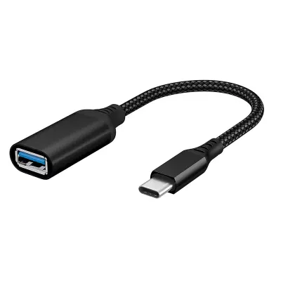 Adapterski kabel USB-C v USB 3.0 5 Gbps Black
