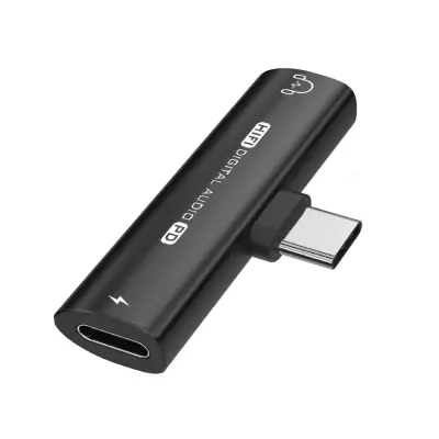 USB-C na 3,5 mm adapter za slušalke Black