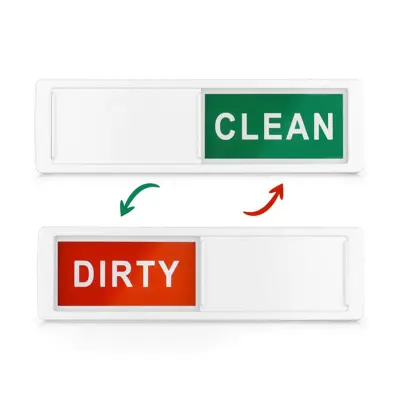 Magnet za pomivalni stroj CLEAN / DIRTY znak Rdeče/zelen