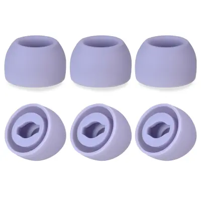 6 parov nadomestnih ušesnih blazinic za TWS Samsung Galaxy Buds Pro Purple