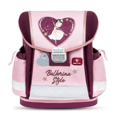 Ergonomska šolska torba Belmil Classy "Ballerina Style" - Testirano in priporočeno s strani nemškega AGR