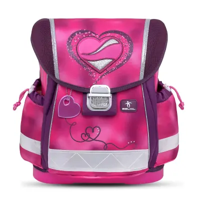 Ergonomska šolska torba Belmil Classy "Shiny Pink" - Testirano in priporočeno s strani nemškega AGR