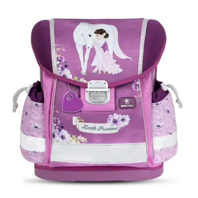 Ergonomska šolska torba Belmil Classy "Little Princess Purple" - Testirano in priporočeno s strani nemškega AGR