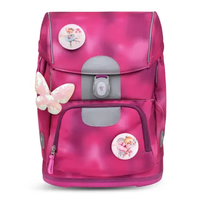 Ergonomska šolska torba Belmil Motion Recycled "Shiny Pink"- Testirano in priporočeno s strani nemškega AGR