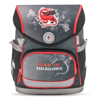 Ergonomska šolska torba Belmil Compact "War of Dragons"