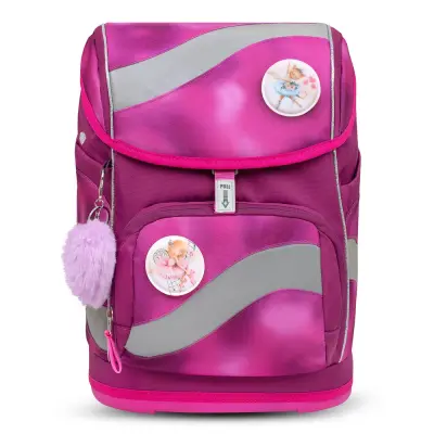 Ergonomska šolska torba Belmil Smarty "Shiny Pink" - Testirano in priporočeno s strani nemškega AGR