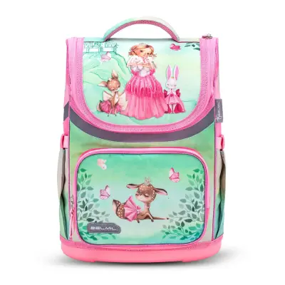 Ergonomska šolska torba Belmil Mini "Princess with Friends"- Testirano in priporočeno s strani nemškega AGR