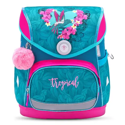 Ergonomska šolska torba Belmil Compact "Tropical Hummingbird"