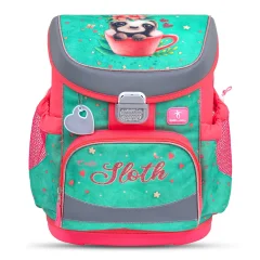 Ergonomska šolska torba Belmil Mini-Fit "Cute Sloth" - Testirano in priporočeno s strani nemškega AGR