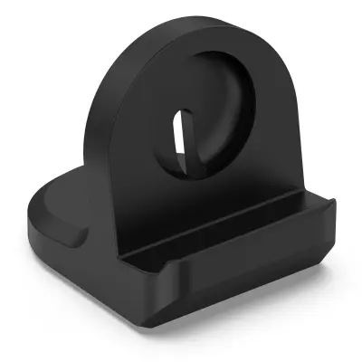 Silikonsko stojalo za polnilec za uro Google Pixel Watch 2 Black