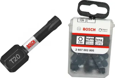 BOSCH UDARNI IZVIJAČNIK T20 x 25mm 25 kos.