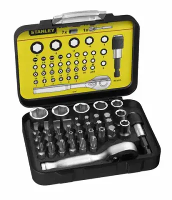 STANLEY SET NASTAVNIKOV 39 KOS. 1/4"