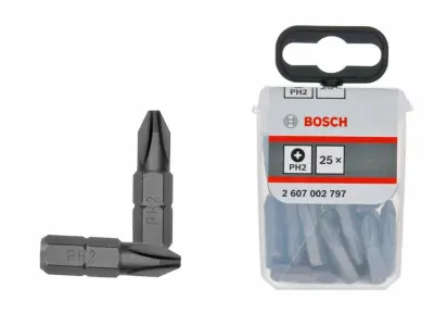 BOSCH VIJAČNI NASTAVKI EXH PH2 x 25mm 25 kos.