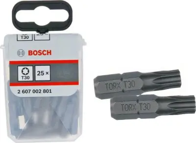 BOSCH VIJAČNI NASTAVKI EXH T30 x 25mm 25 kos.