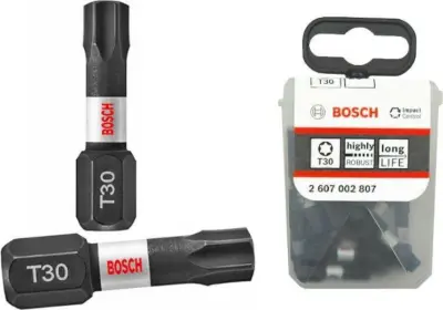 BOSCH UDARNI VIJAČNIK T30 x 25mm 25 kos.