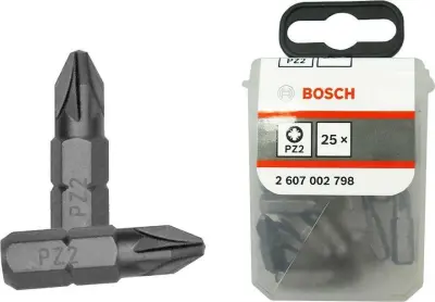 BOSCH VIJAČNI NASTAVKI EXH PZ2 x 25mm 25 kos.