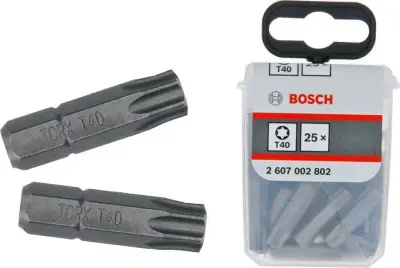 BOSCH VIJAČNI NASTAVKI EXH T40 x 25mm 25 kos.