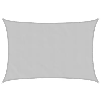 vidaXL Senčno jadro svetlo sivo 4,5x3 m 100 % poliester oxford