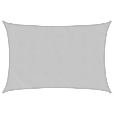 vidaXL Senčno jadro svetlo sivo 5x3 m 100 % poliester oxford