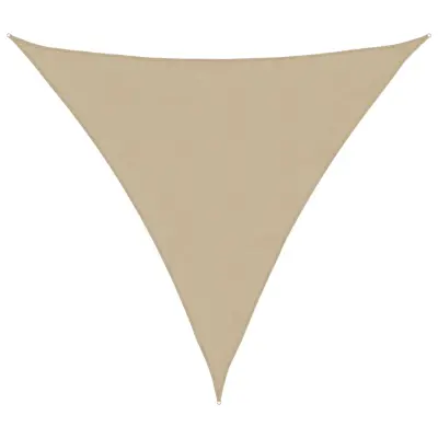 vidaXL Senčno jadro bež 2x2x2 m 100 % poliester oxford