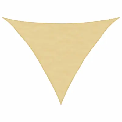 vidaXL Senčno jadro peščeno 2,5x2,5x3,5 m 100 % poliester oxford