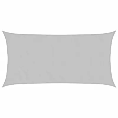 vidaXL Senčno jadro svetlo sivo 6x3 m 100 % poliester oxford